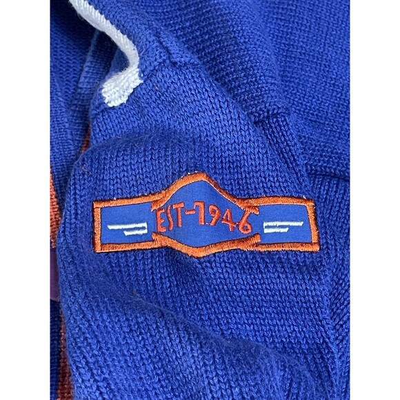 Fia Italia V-neck Button Sweater Navy Blue Womens Size L Vintage Cardigan - Picture 4 of 6